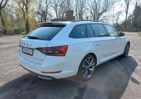 Skoda Superb cena 129900 przebieg: 97000, rok produkcji 2021 z Witkowo małe 79